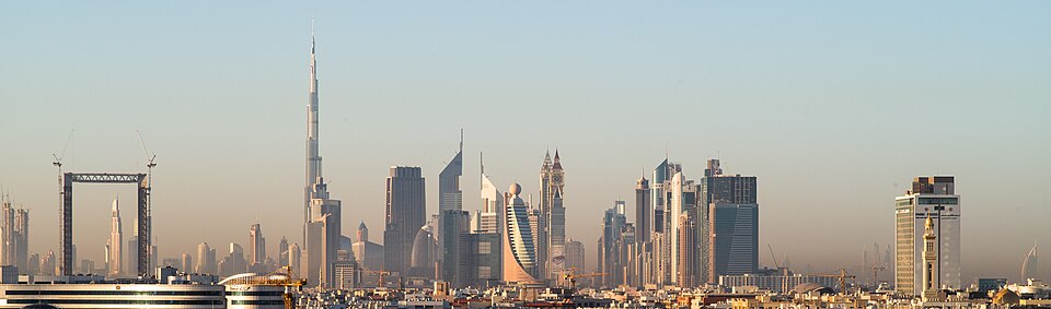 Dubai Skyline (25500263365) — Dubai, United Arab Emirates