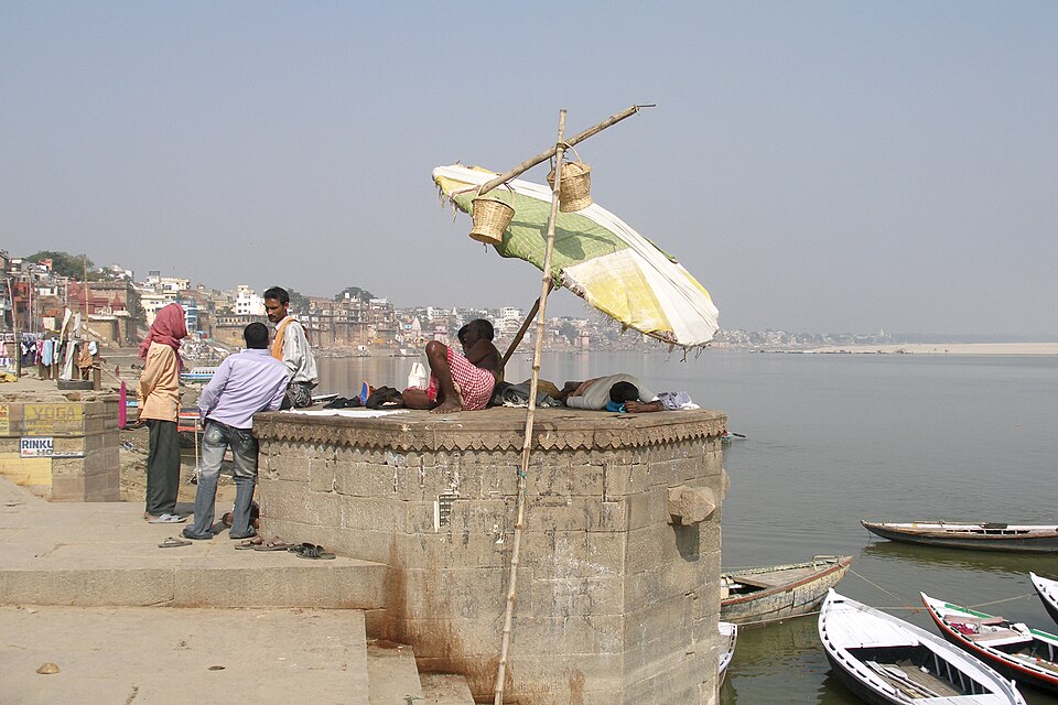 Varanasi, India, Ghats on Ganges River 2 — Varanasi, India