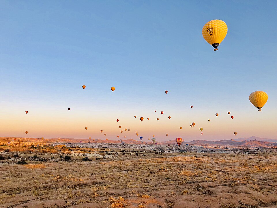Turkey, Nevşehir, cappadocia, balloons — Cappadocia, Turkey