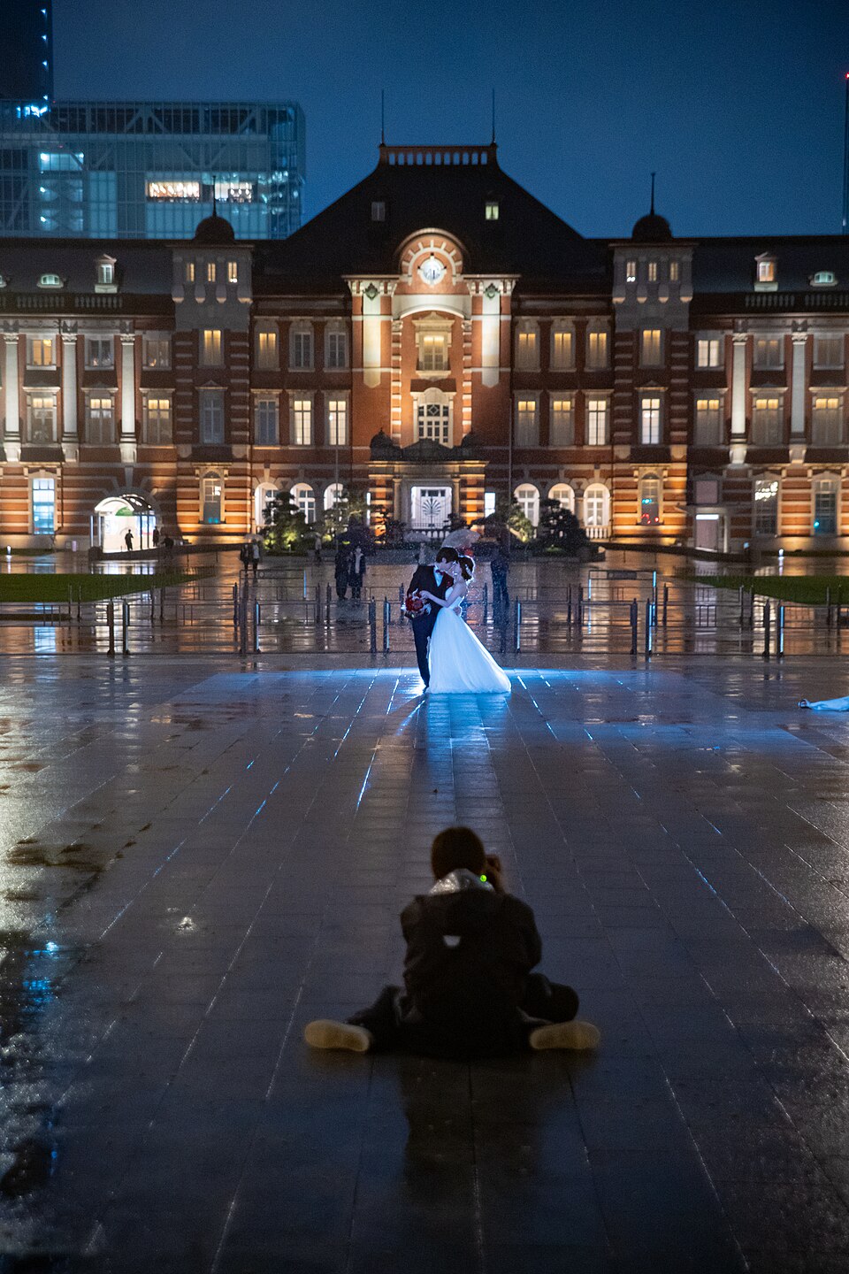 Tokyo Station at night, Chiyoda, Tokyo; April 2021 (09) — Tokyo, Japan