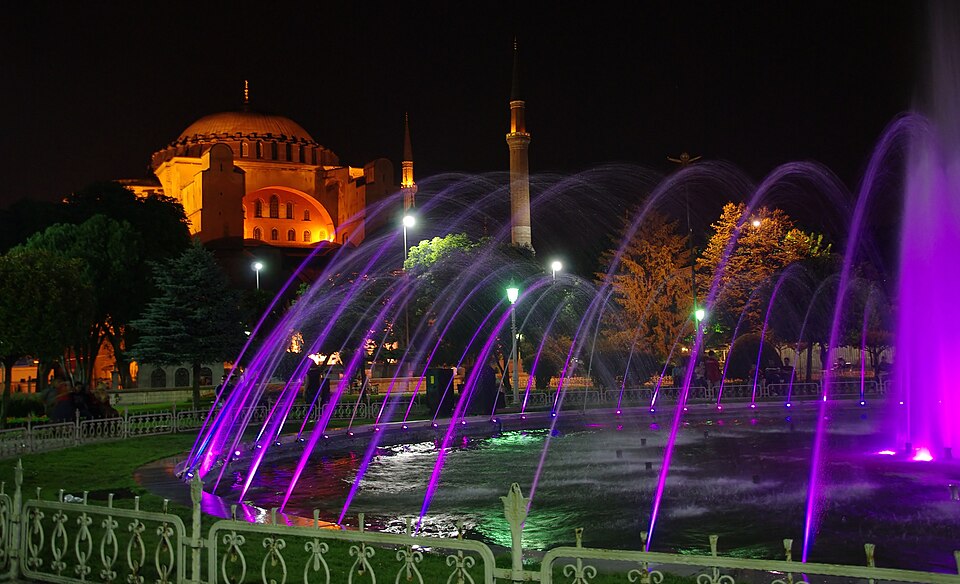 Hagia Sophia light — Istanbul, Turkey