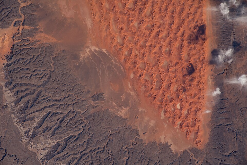 ISS-66 Sahara Desert, Algeria (2) — Erg Chebbi, Morocco