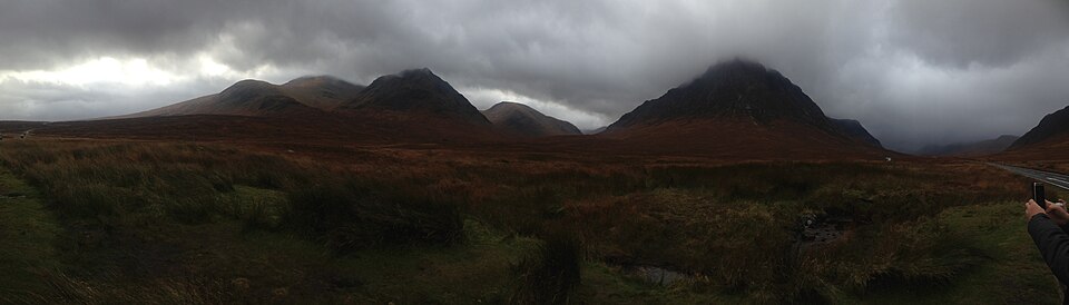 Scottish Highlands under stormy sky — Highlands, United Kingdom