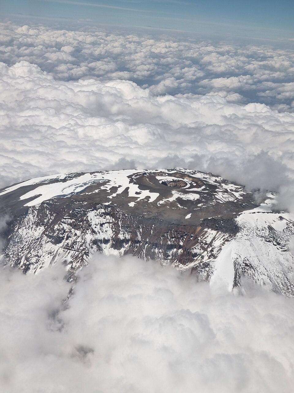 Mt. Kilimanjaro floating in the clouds — Mount Kilimanjaro, Tanzania