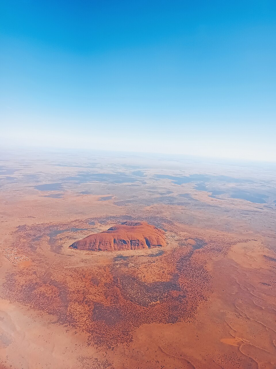 Uluru from above — Uluru, Australia