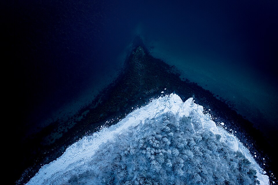 Tip of the fjord-Abstract — Geirangerfjord, Norway