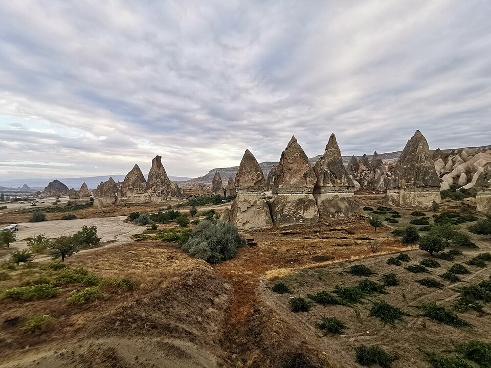 Aerial view of Cappadocia from hot air balloon 45 — Cappadocia, Turkey
