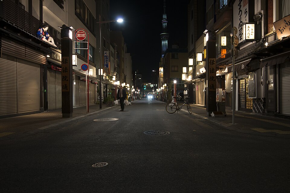 Tokyo street by night (9409508965) — Tokyo, Japan