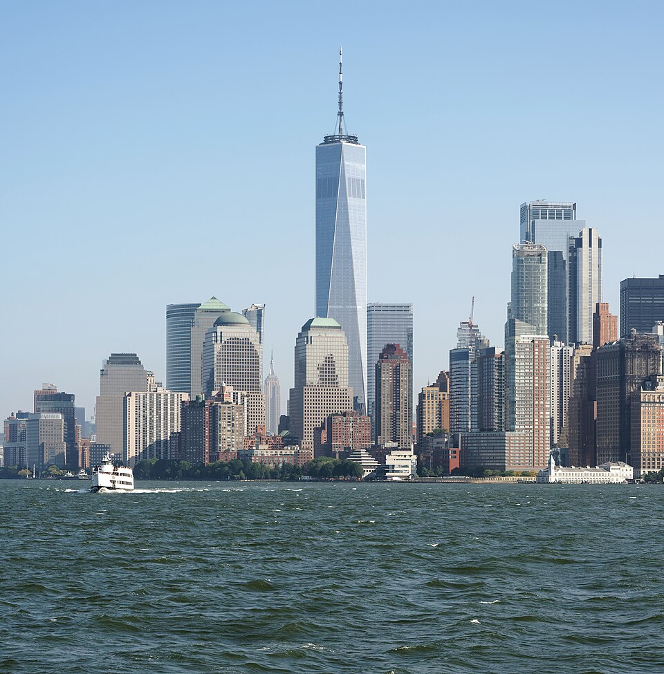 Manhattan skyline from Upper New York Bay, 20231001 1042 0894 — New York City, United States
