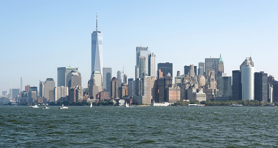 Manhattan skyline from Upper New York Bay, 20231001 1041 0889 — New York City, United States