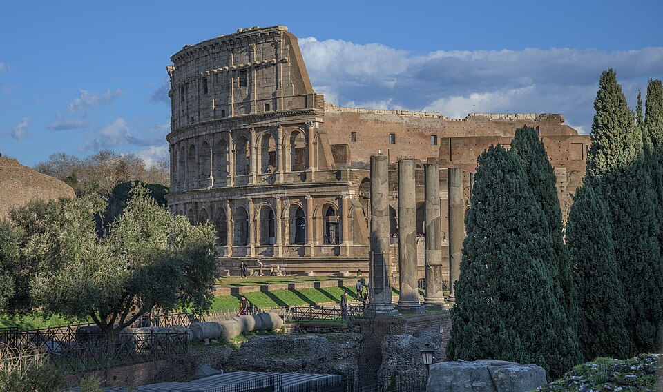 Colosseum of Rome and Roman forum — Rome, Italy