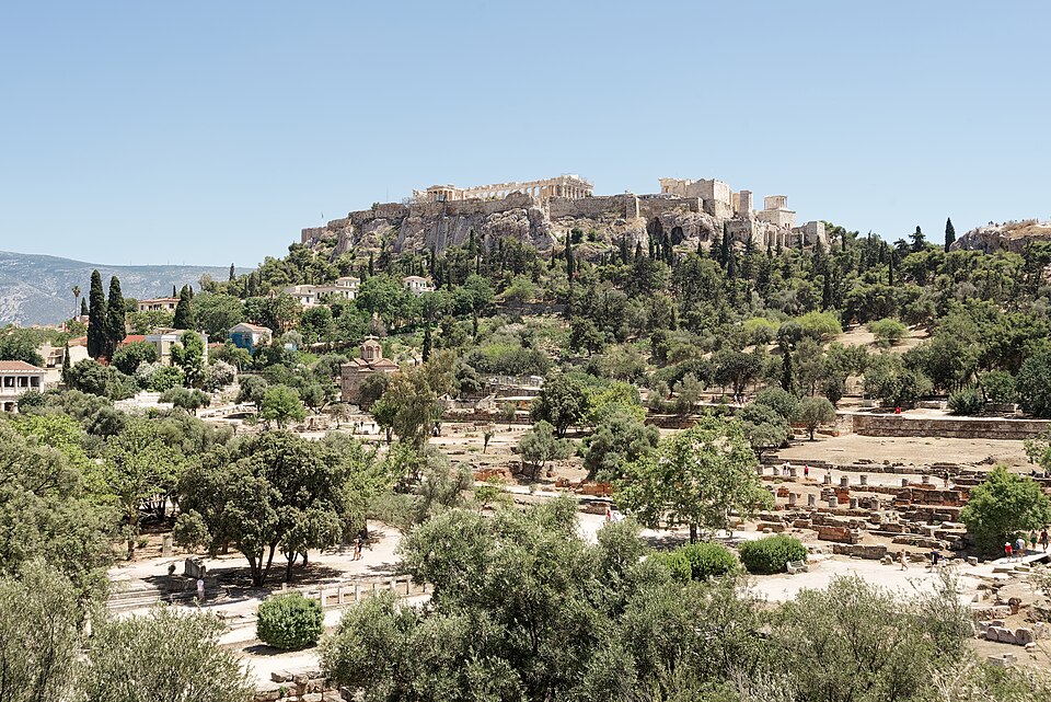 View of the Acropolis of Athens from the Temple of Hephaestus, 20240531 1425 9748 — Athens, Greece