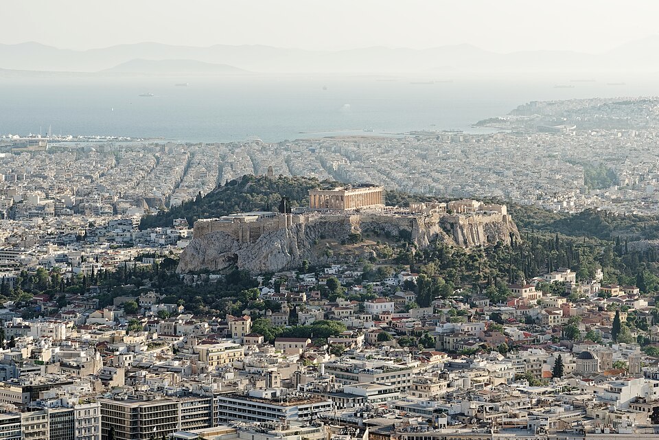 View of the Acropolis of Athens from Lycabettus, 20240531 1922 9902 — Athens, Greece