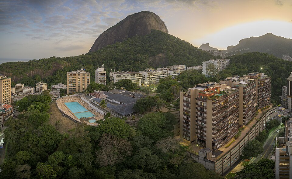 View of Clube Federal from Condomínio do Edifício Zaher, Le Blond, Rio de Janeiro — Rio de Janeiro, Brazil