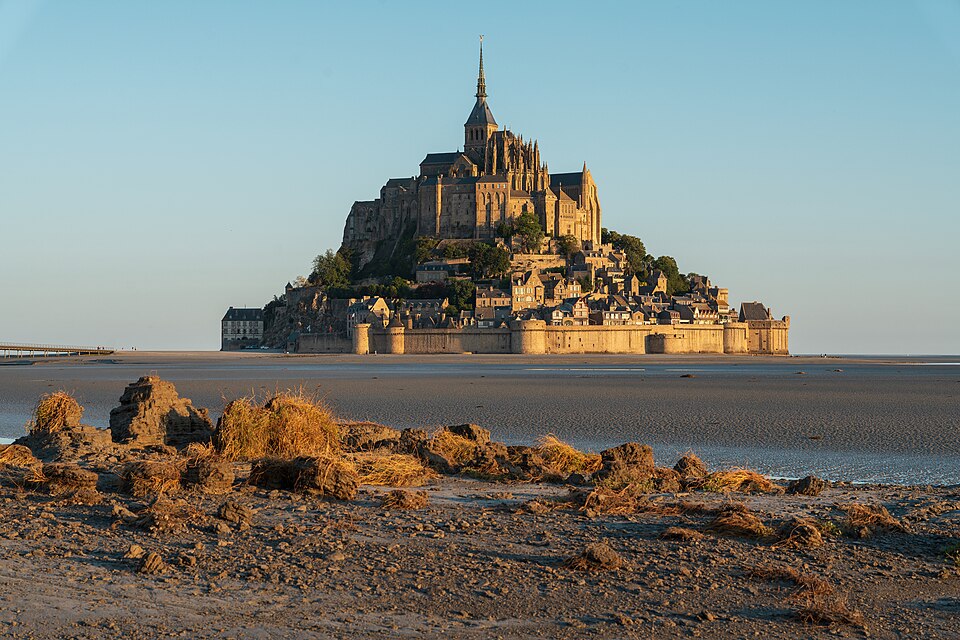 Mont St Michel in the morning — Mont Saint-Michel, France
