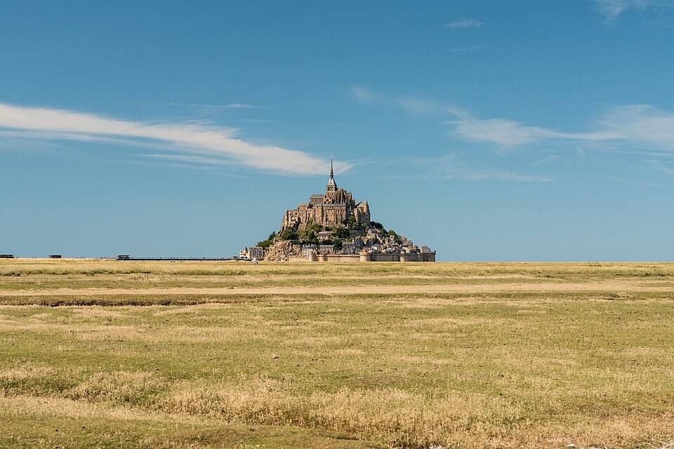Mont St Michel – view from distance — Mont Saint-Michel, France