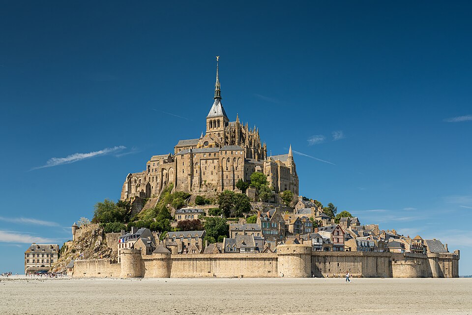 Mont St Michel in the afternoon — Mont Saint-Michel, France