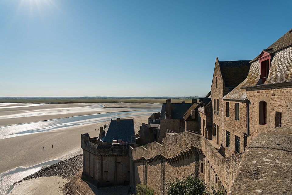 Mont St Michel – ramparts (2) — Mont Saint-Michel, France