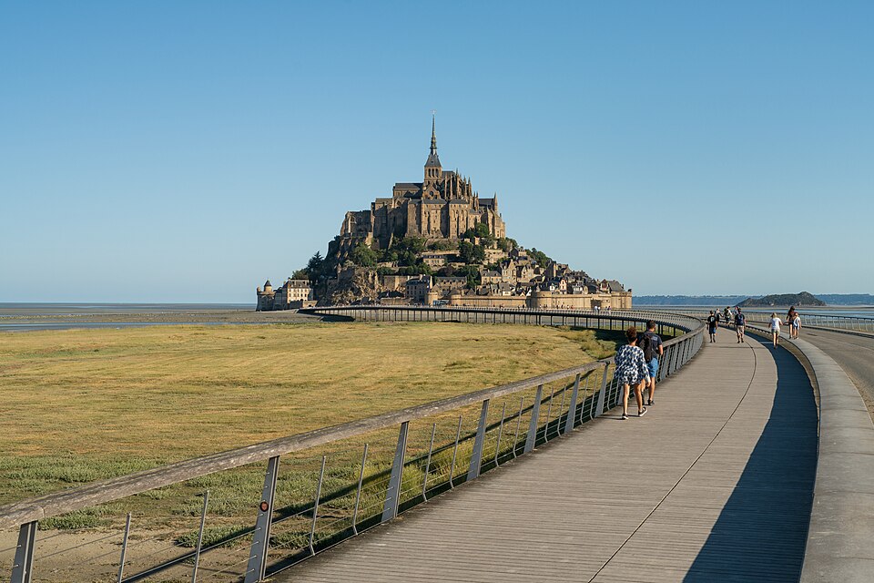 Bridge to Mont St Michel (4) — Mont Saint-Michel, France