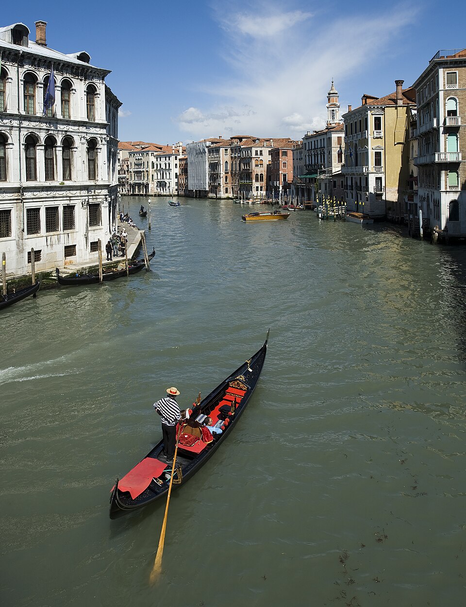 Venice Gondola Grand Canal — Venice, Italy