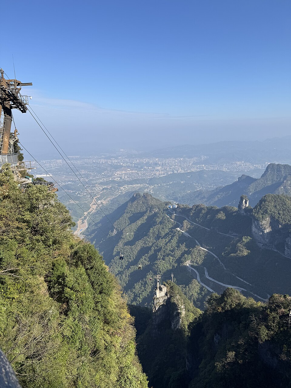 Zhangjiajie from Tianmen Mountain 02 — Zhangjiajie, China