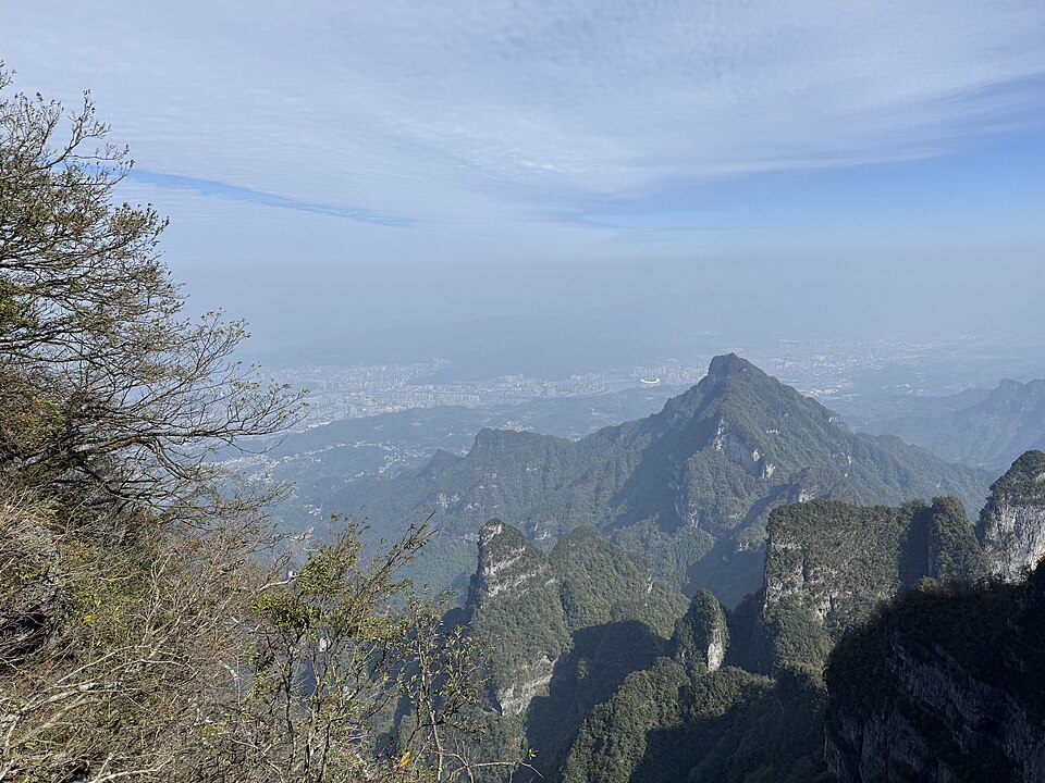 Zhangjiajie from Tianmen Mountain 04 — Zhangjiajie, China