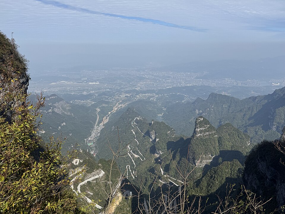 Zhangjiajie from Tianmen Mountain 05 — Zhangjiajie, China
