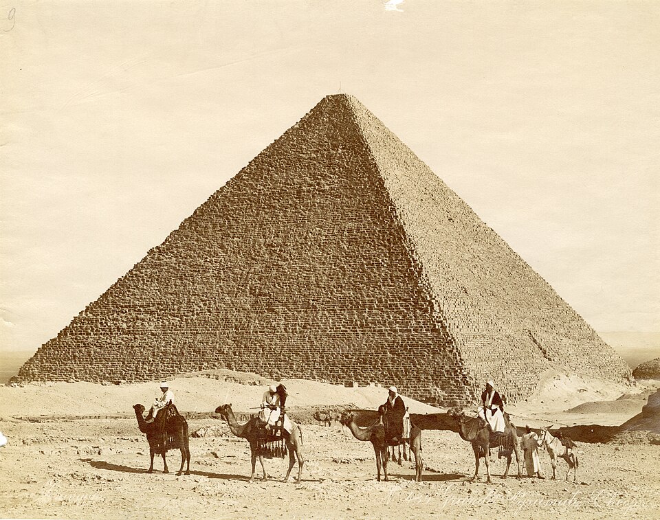 Giza, Pyramids, Pictures, C. Zangaki, G. Zangaki, photo 14 of 27 - Archivio fotografico Mu — Giza, Egypt