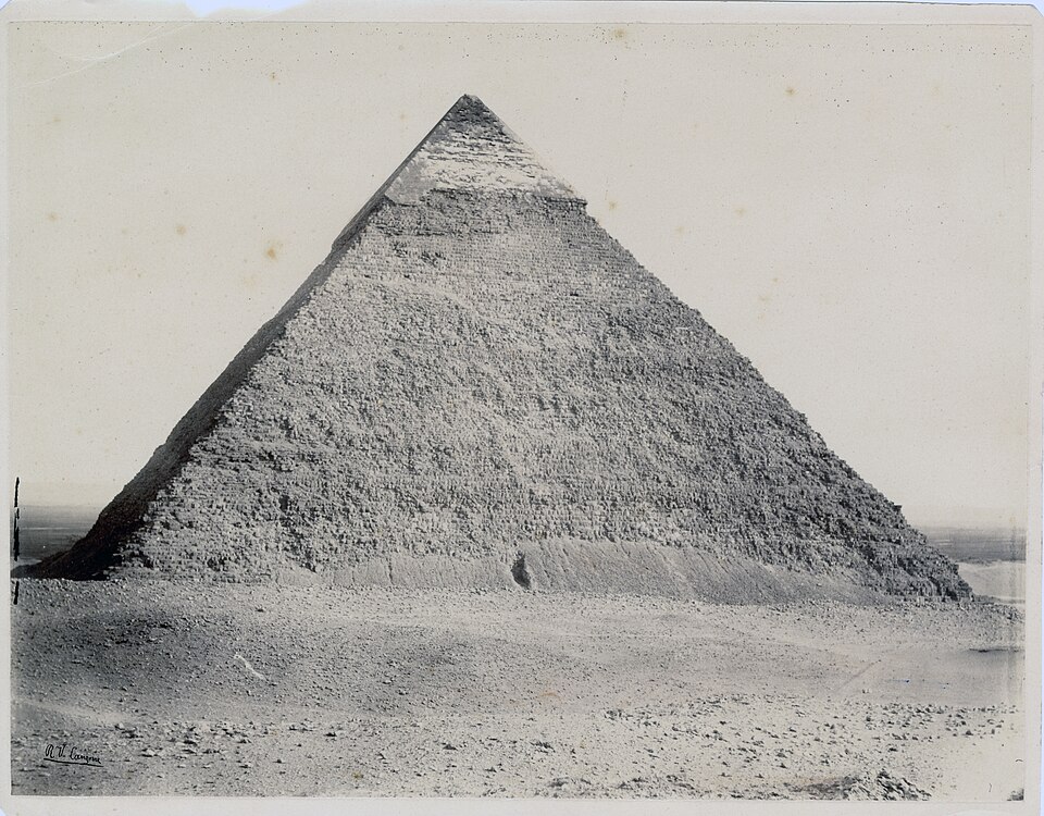 Giza, Pyramids, Pictures, 1870, photo 18 of 27 - Archivio fotografico Museo Egizio, Turin  — Giza, Egypt