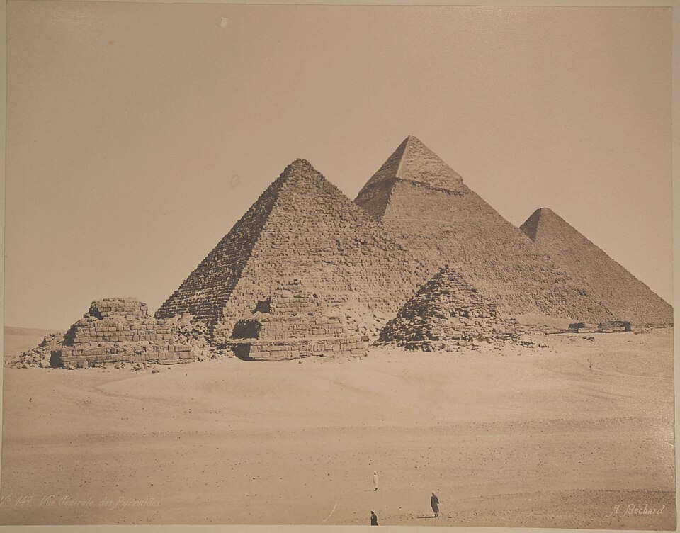 Giza, Pyramids, Pictures, photo 22 of 27 - Archivio fotografico Museo Egizio, Turin Album2 — Giza, Egypt