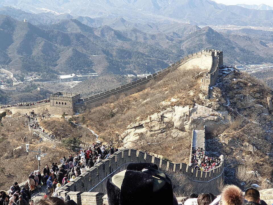 Tourists at The Great Wall of China — Great Wall, China