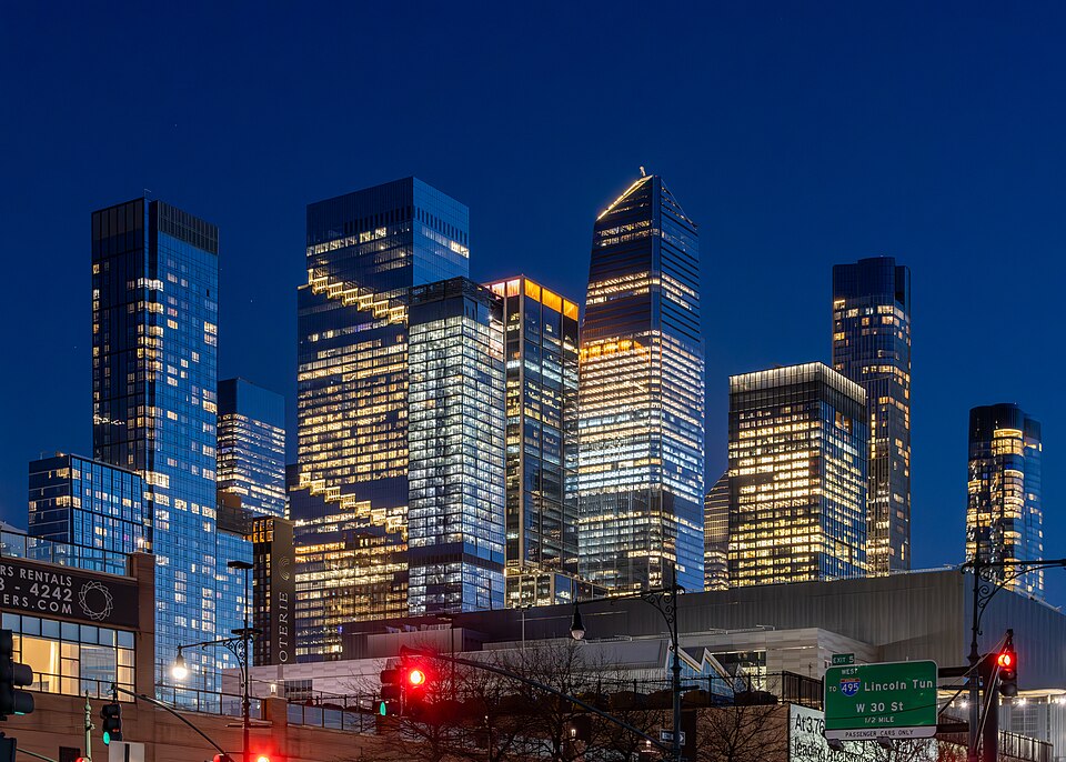 At New York City 2025 001 - Hudson Yards skyline, New York, at night — New York City, United States
