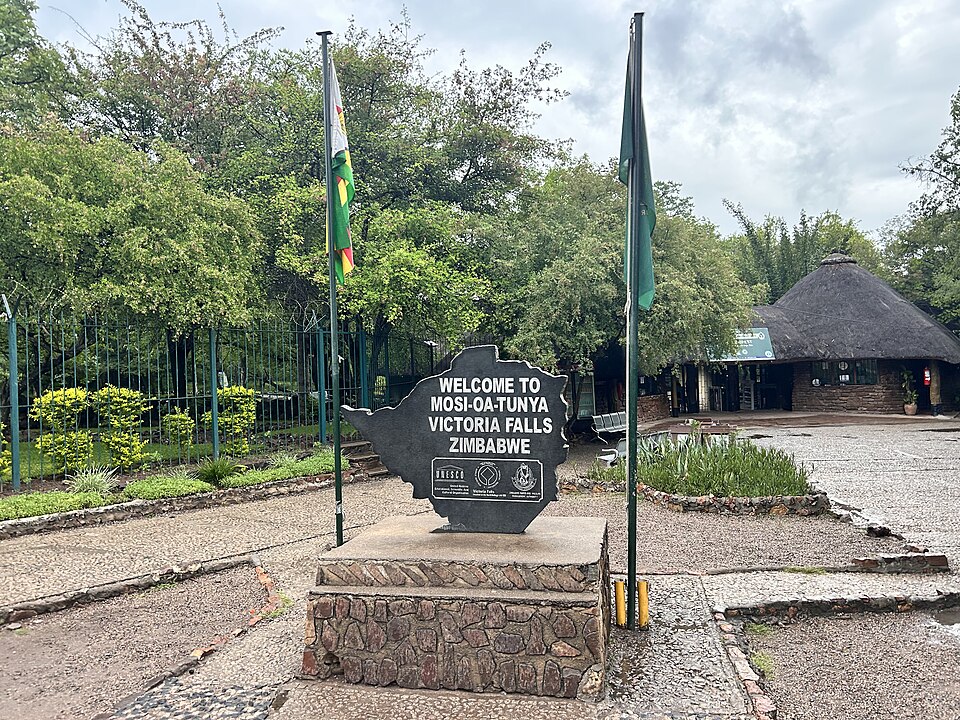 Entrance of “Mosi-oa-Tunya” Victoria Falls park of Zambabwe — Victoria Falls, Zambia
