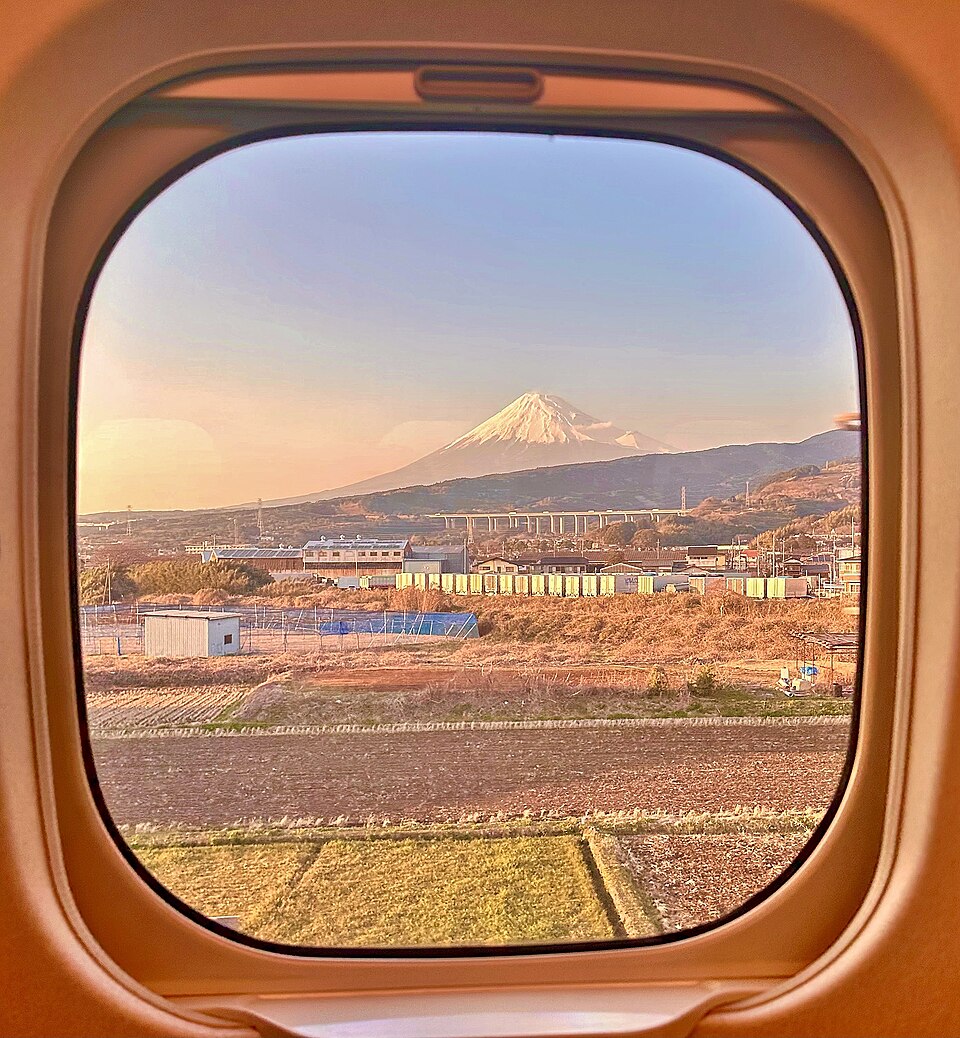 Fuji San - From Bullet Train — Mount Fuji, Japan