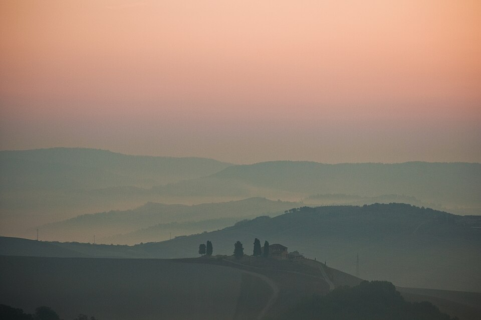 Daybreak on Le Crete, Tuscany (3989438310) — Val d'Orcia, Italy