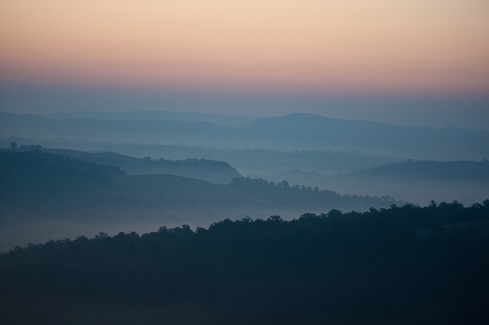 Daybreak on Le Crete, Tuscany (3989416078) — Val d'Orcia, Italy