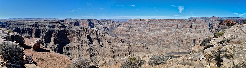 Grand Canyon West – panoramic view from Guano Point — Grand Canyon, United States