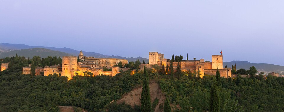 Alhambra at dusk — Granada, Spain