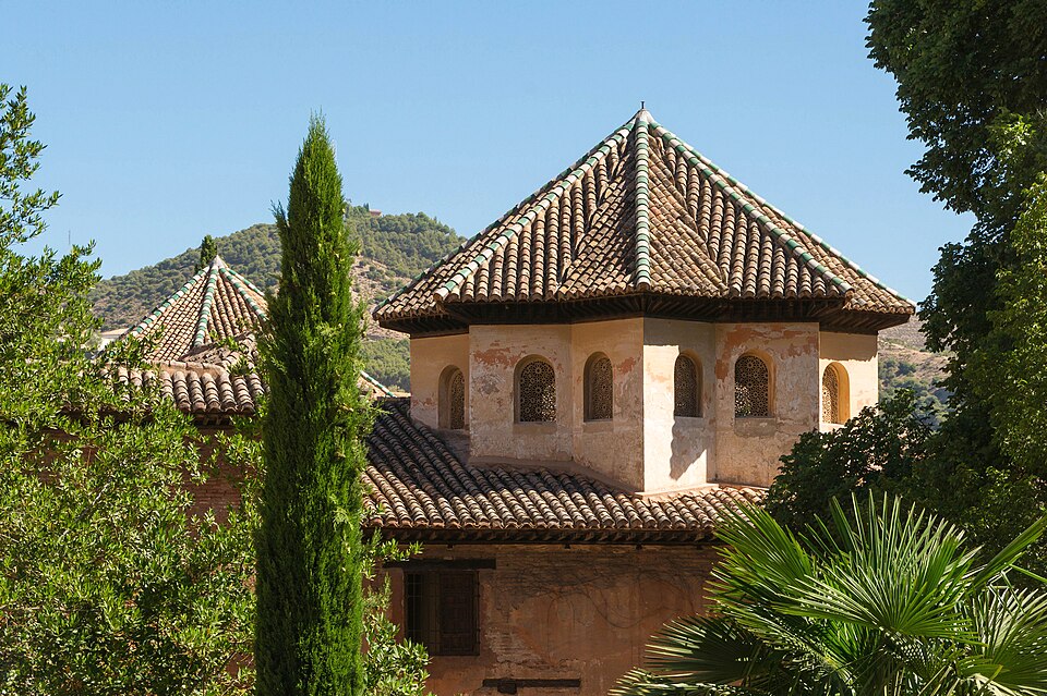 Toit salle Abencerrages Alhambra Espagne — Granada, Spain