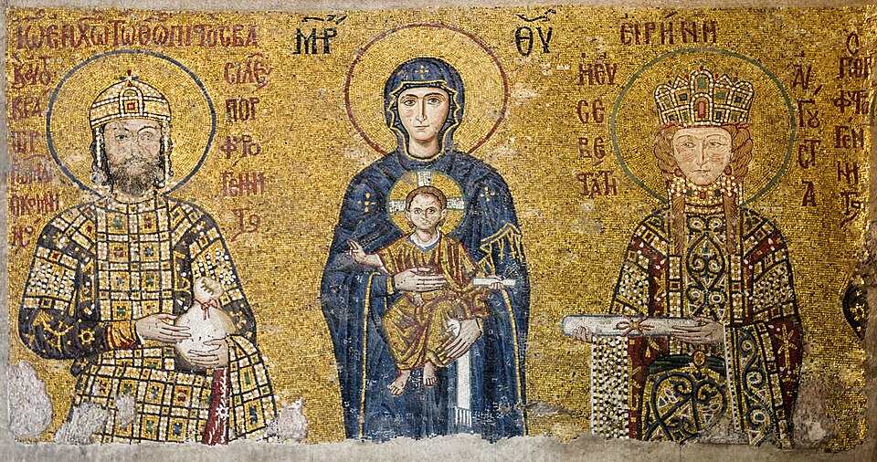 Comnenus mosaics Hagia Sophia — Istanbul, Turkey
