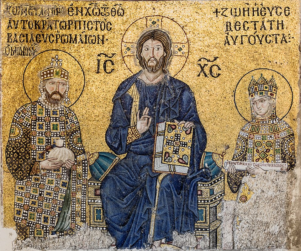 Empress Zoe mosaic Hagia Sophia — Istanbul, Turkey