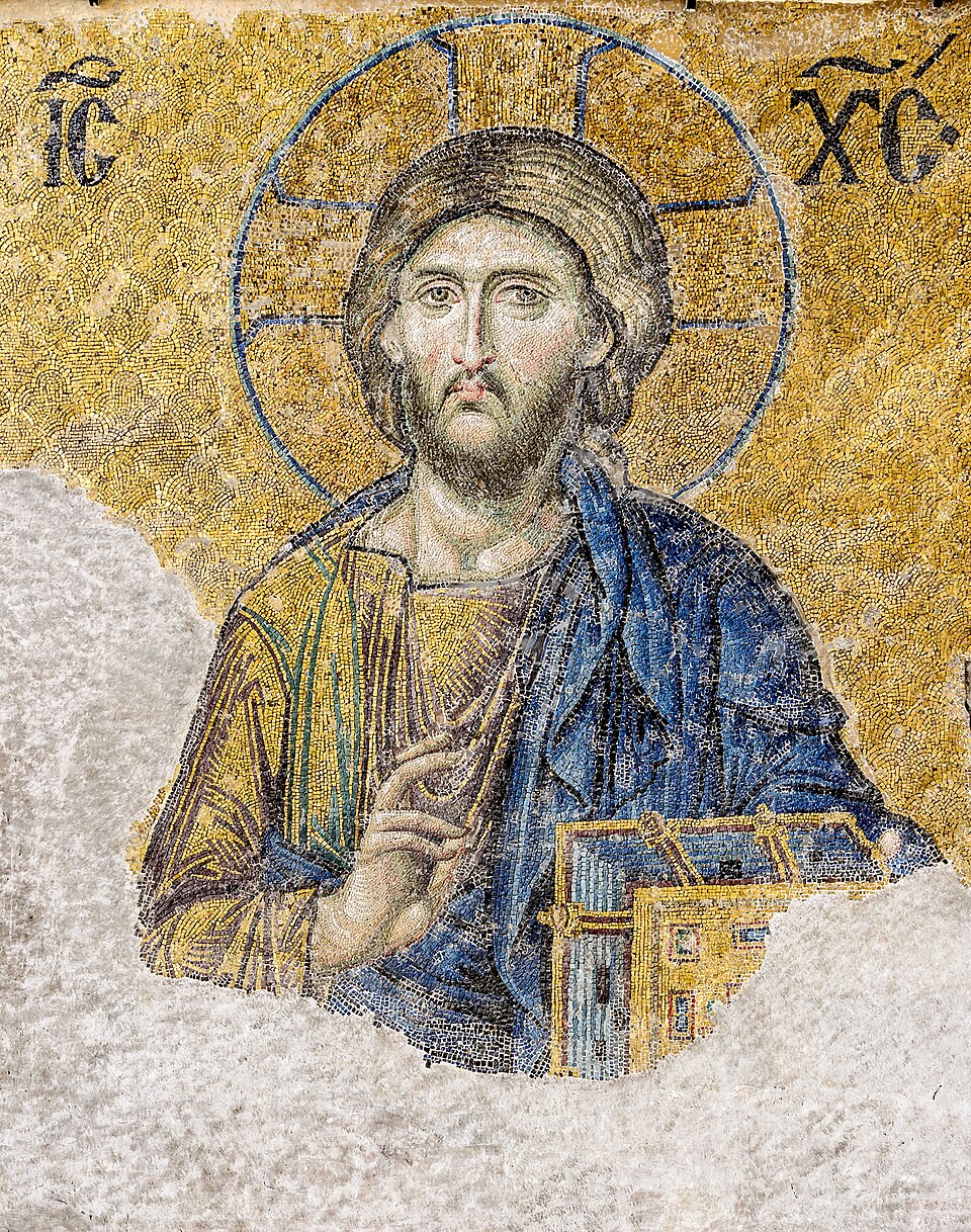 Christ Pantocrator Deesis mosaic Hagia Sophia — Istanbul, Turkey
