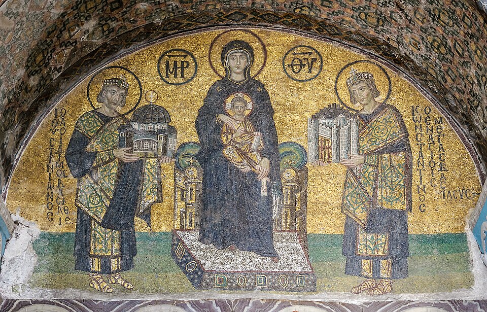 Hagia Sophia Southwestern entrance mosaics 2 — Istanbul, Turkey