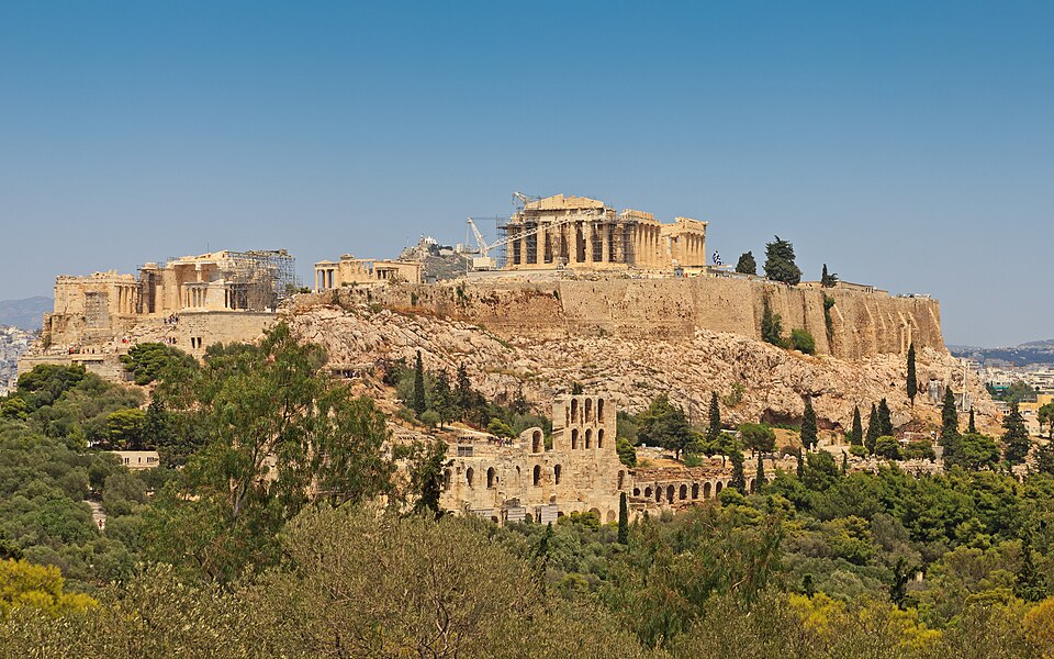 Attica 06-13 Athens 50 View from Philopappos - Acropolis Hill — Athens, Greece