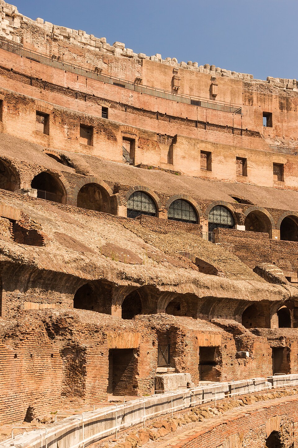 Curves perspective, Colosseum, Rome, Italy — Rome, Italy