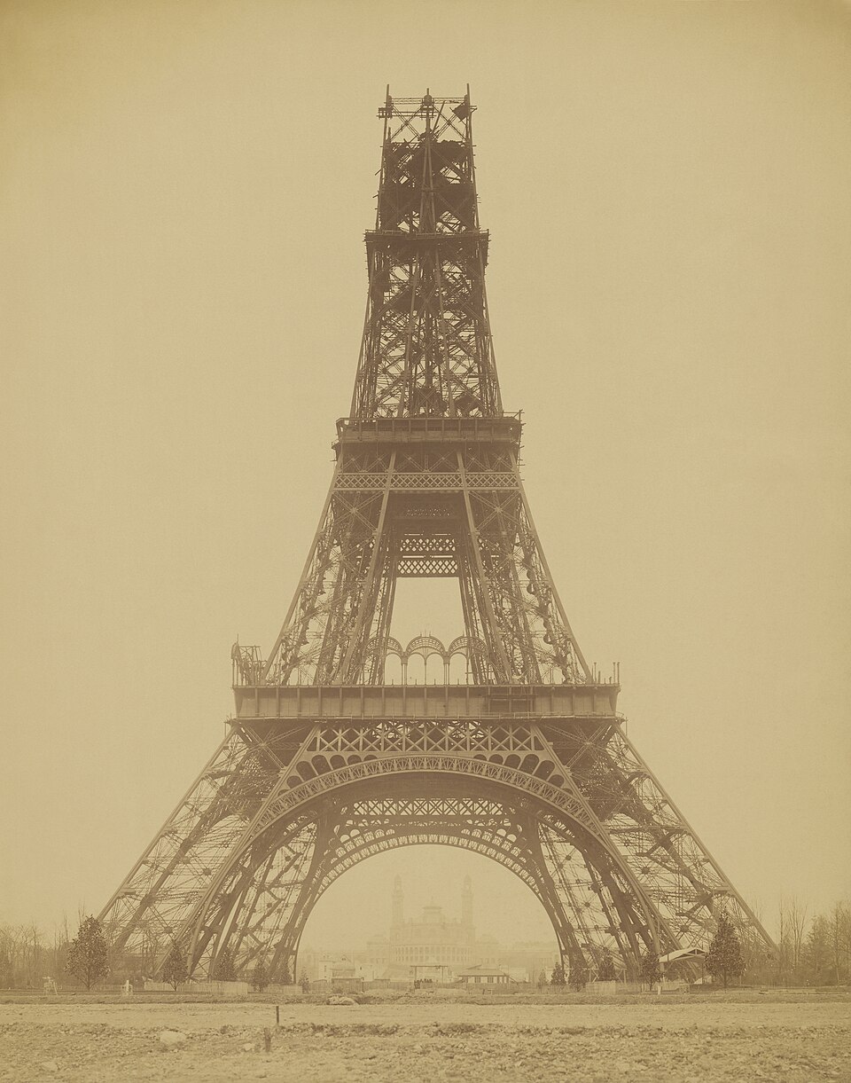 Louis-Emile Durandelle, The Eiffel Tower - State of the Construction, 1888 — Paris, France