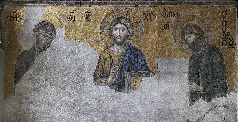 Deesis mosaic Hagia Sophia 2 — Istanbul, Turkey