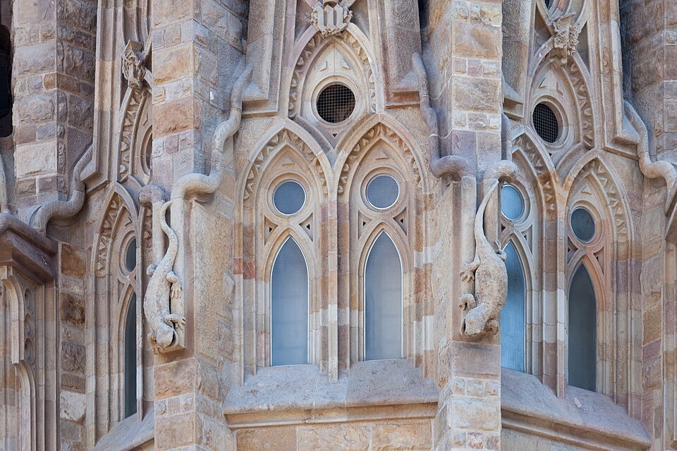 Detalle da Sagrada Familia. Barcelona B16 — Barcelona, Spain
