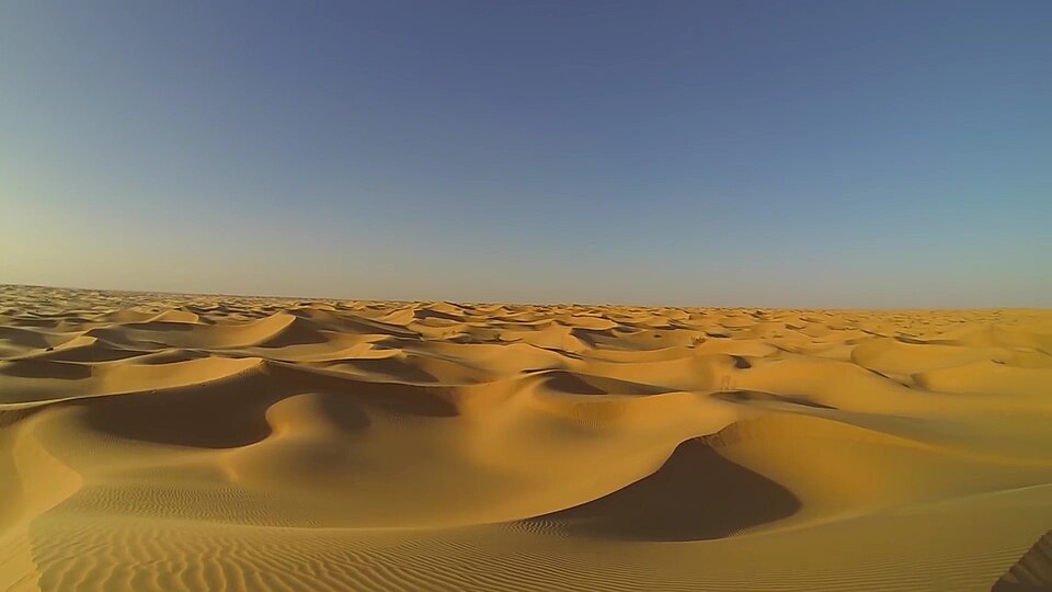 Algeria Sahara Desert Photo From Drone 5 — Erg Chebbi, Morocco