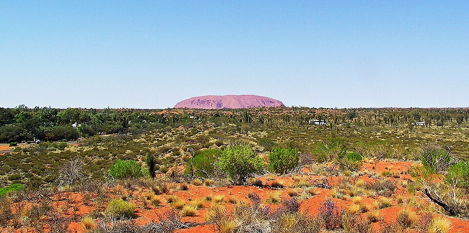 Ayers Rock-view from 50k — Uluru, Australia
